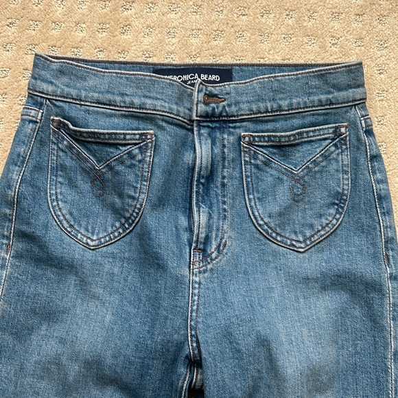 Veronica Beard Crosbie 27 wide leg - Picture 2 of 4